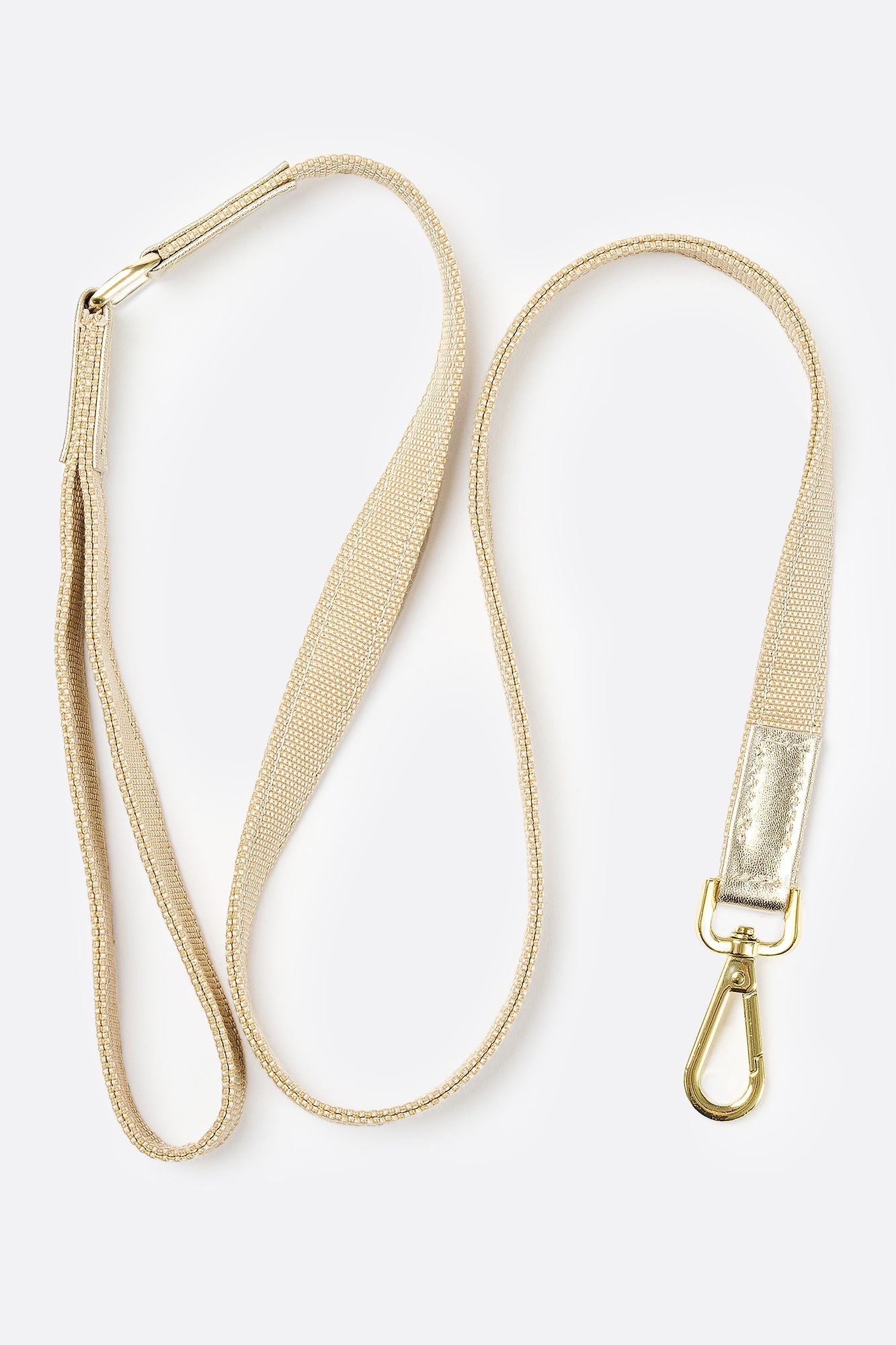 Premium Fabric Gold ITALIAN LEATHER LEASHES For Dog